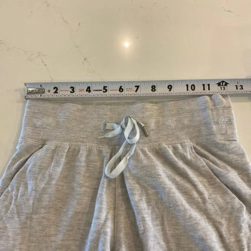 Lululemon Warm Down Joggers Soft‎ Touch Heathered Core Ultra Light Grey Size 2